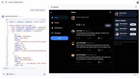 Qwen Web Dev
