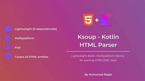 Ksoup: A Kotlin Multiplatform Library for Working with HTML and XML