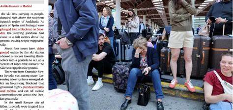 'Shipwrecked': how people experienced Europe's worst blackout in living memory