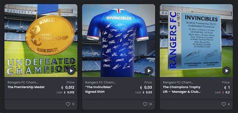 Rangers Unique NFT Champions Collection Available Now!