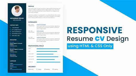 Typesetting a Resume with HTML and CSS (2021)