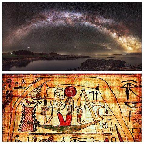 Ancient Egyptians drew the Milky Way on coffins and tombs