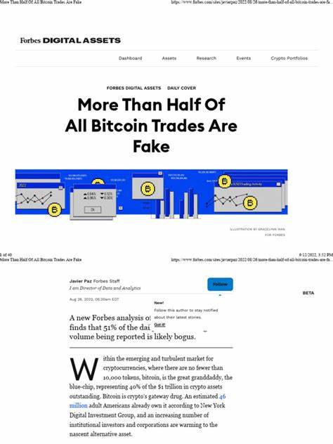 More Than Half Of All Bitcoin Trades Are Fake - Forbes Africa