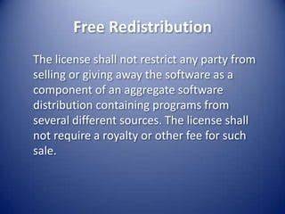 Giving Software Away for Free