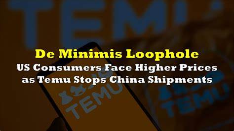 Temu Stops China Shipments to U.S. Consumers