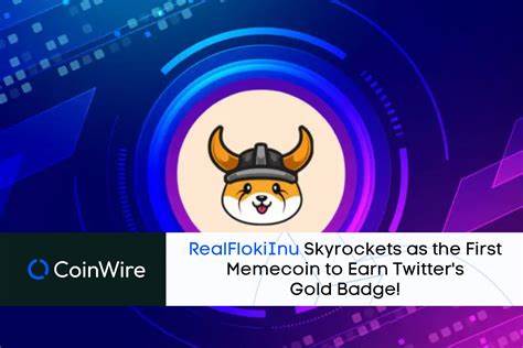 Floki Becomes the First Memecoin to Bag Twitter Golden Check - CoinMarketCap