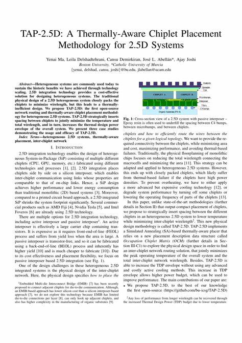 Structural and Thermal Aware Methodology for Placement in 2.5D Integration