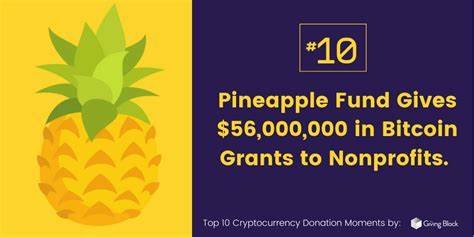 The Pineapple Fund Donated $55,000,000 in Nonprofit Bitcoin Grants. Here's What Happened - The Giving Block