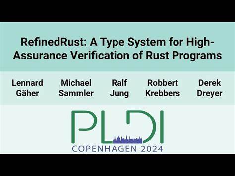 RefinedRust: High-Assurance Verification of Rust Programs [video]