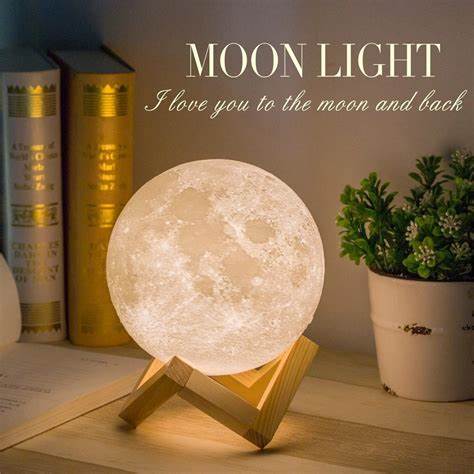 You can bring moonlight indoors thanks to this high-tech lamp that looks exactly like the moon