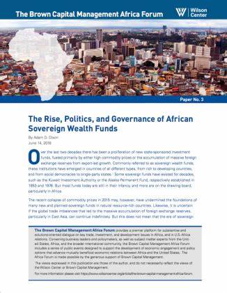 The Rise, Politics, and Governance of African Sovereign Wealth Funds