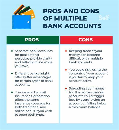 How many bank accounts should you have​?