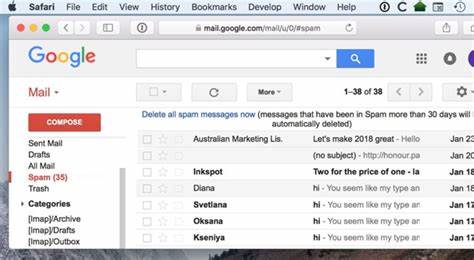Too many overflows reporting Gmail spam