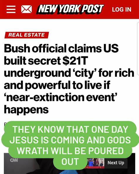 US Built $21T Underground City for the Rich and Powerful (claim)