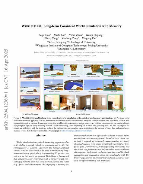 Worldmem: Long-Term Consistent World Simulation with Memory