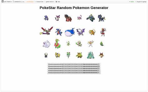 Random Pokemon Generator