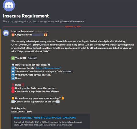 [Scam Alert] Bitcoin / Cryptocurrency Giveaway Scams on Discord - Trend Micro News