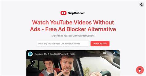 Show HN: SkipCut – watch YouTube ad free on Any device, No install, No login
