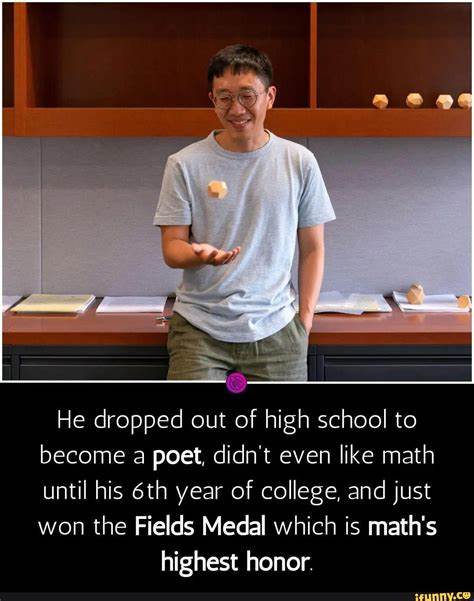 He Dropped Out to Become a Poet. Now He’s Won a Fields Medal