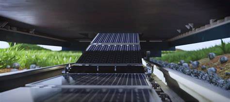 Switzerland turns train tracks into solar power plants