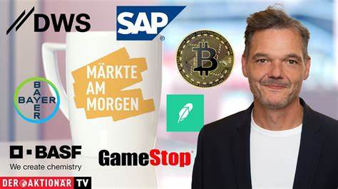 Märkte am Morgen: Bitcoin, Robinhood, Gamestop, SAP, Fresenius, Bayer, BASF, DWS Group