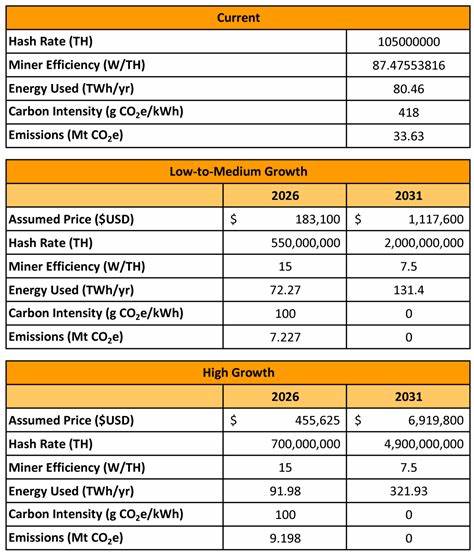 Projecting Bitcoin’s Future Energy Use