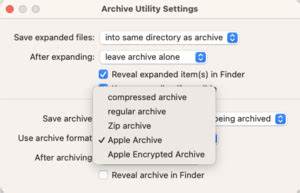 Apple Encrypted Archive