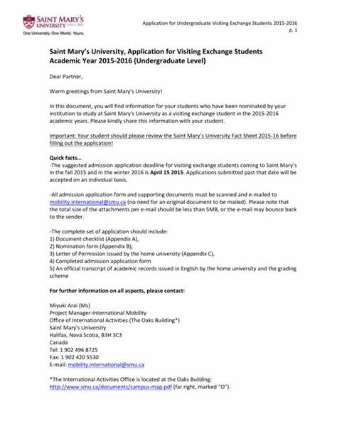 Apply for exchange and visiting studies
