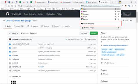 Firefox tab groups are here