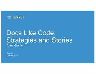 Docs like code in basic terms
