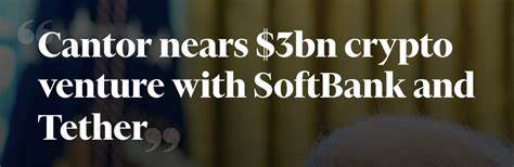 Brandon Lutnick, Tether, SoftBank Back $3 Billion Bitcoin Venture