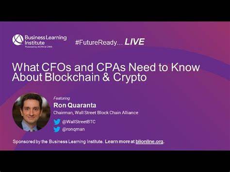  What bankers, CPAs and CFOs need to know about blockchain 